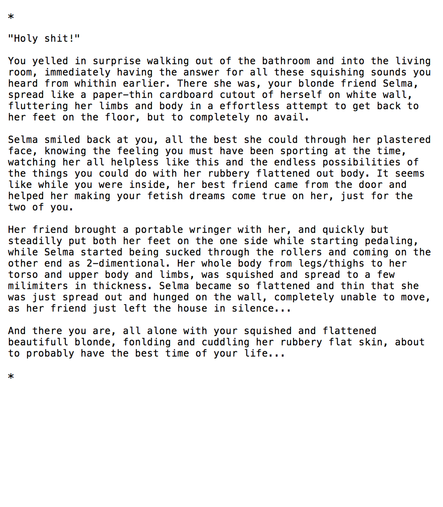 Surreal text art